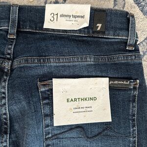 Seven For All Mankind Earthkind Slimmy Tapered Italian Fabric NWT 31
